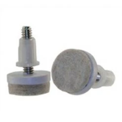 Bargainwizz Home Improvement Shepherd 1-1/2 In. Threaded Stem Furniture Glides With Felt Base (4 Per Pack),