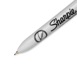 Bargainwizz Sharpie Retractable Permanent Marker Fine Point - Black