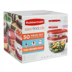 Bargainwizz Rubbermaid 50-Piece Easy Find Lids Food Storage Set