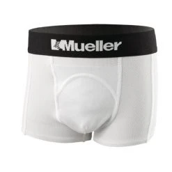 Bargainwizz Mueller Support Brief, White, Peewee Regular Sports & Outdoors