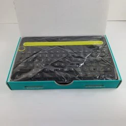 Bargainwizz Logitech Bluetooth Multi-device Keyboard For Pc Mac Android Iphone