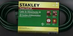 Bargainwizz Electronics, Computer & Office Stanley Outdoor 20ft Extension Cord 1 Bargainwizz Electronics, Computer & Office Stanley Outdoor 20ft Extension Cord