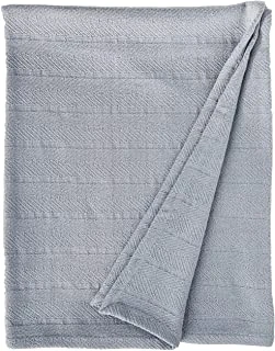 Bargainwizz Eddie Bauer Gray Cotton F/Q Blanket Home & Garden 1 Bargainwizz Eddie Bauer Gray Cotton F/Q Blanket Home & Garden
