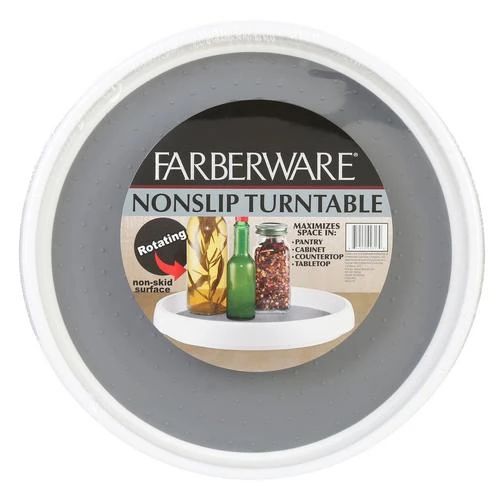 Bargainwizz Kitchen Farberware Non-Slip Lazy Susan 1 Bargainwizz Kitchen Farberware Non-Slip Lazy Susan
