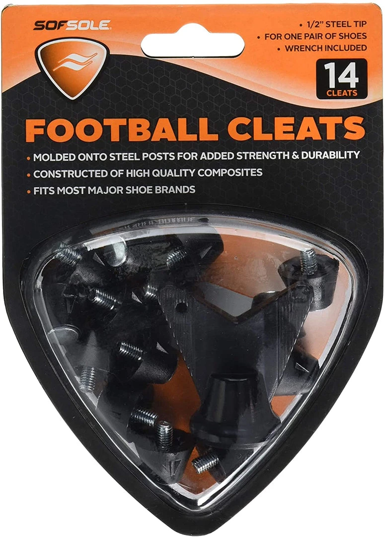 Bargainwizz Sports & Outdoors Sof Sole Steel Tip Replacement Cleat For Football Shoes, 1/2-Inch 1 Bargainwizz Sports & Outdoors Sof Sole Steel Tip Replacement Cleat For Football Shoes, 1/2-Inch