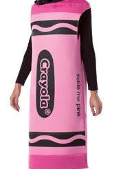 Bargainwizz Crayola Tickle Me Pink Crayon Costume