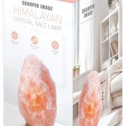 Bargainwizz Sharper Image Himalayan Salt Crystal Lamp Home & Garden