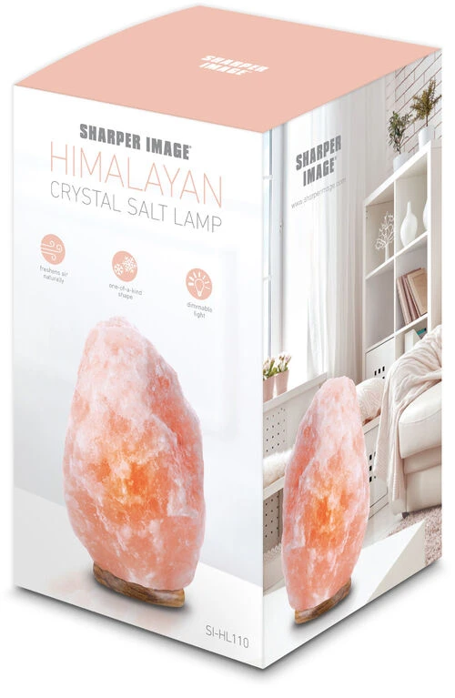 Bargainwizz Sharper Image Himalayan Salt Crystal Lamp Home & Garden 2 Bargainwizz Sharper Image Himalayan Salt Crystal Lamp Home & Garden