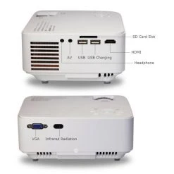 Bargainwizz Mini Multimedia Home Theater Video Projector