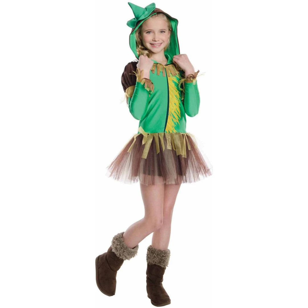 Bargainwizz Wizard Of Oz Scarecrow Hoodie Dress Costume 1 Bargainwizz Wizard Of Oz Scarecrow Hoodie Dress Costume