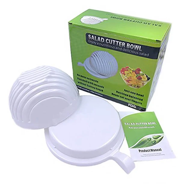 Bargainwizz Salad Cutter Bowl Home & Garden 1 Bargainwizz Salad Cutter Bowl Home & Garden
