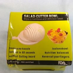 Bargainwizz Salad Cutter Bowl Home & Garden 5 Bargainwizz Salad Cutter Bowl Home & Garden