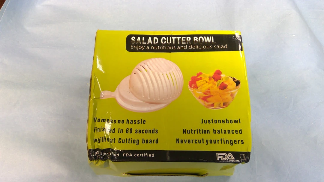 Bargainwizz Salad Cutter Bowl Home & Garden 3 Bargainwizz Salad Cutter Bowl Home & Garden