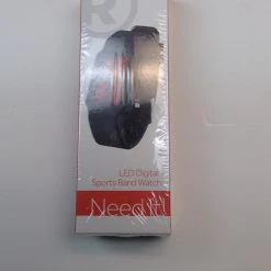 Bargainwizz LED Digital Sports Band Watch