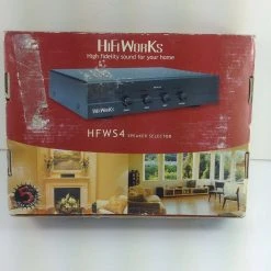 Bargainwizz Electronics, Computer & Office Hifi Works Hfws4 Speaker Selector Switch Hi Fidelity Sound For Home