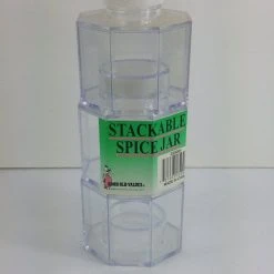 Bargainwizz Stacking Spice Jar