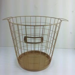 Deals Bargainwizz Store 10 Bargainwizz Office Supplies Wired Trash Basket - Gray