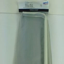 Bargainwizz Mainstays 28-48 In. Basic Adjustable Curtain Rod, 3 In, White Home Decor