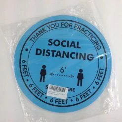 Bargainwizz Social Distancing Floor Decals* Health & Beauty